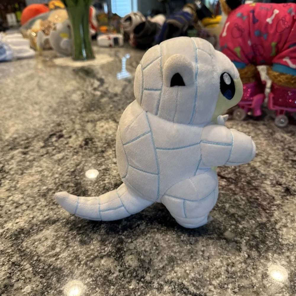 2017 Pokemon Center Original Alolan Sandshrew Poke Plush 8 Inch US Authentic